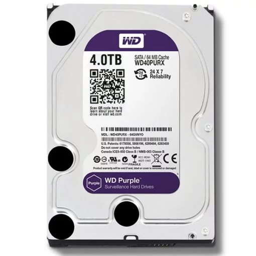 4TB WD Purple Surveillance harddrive