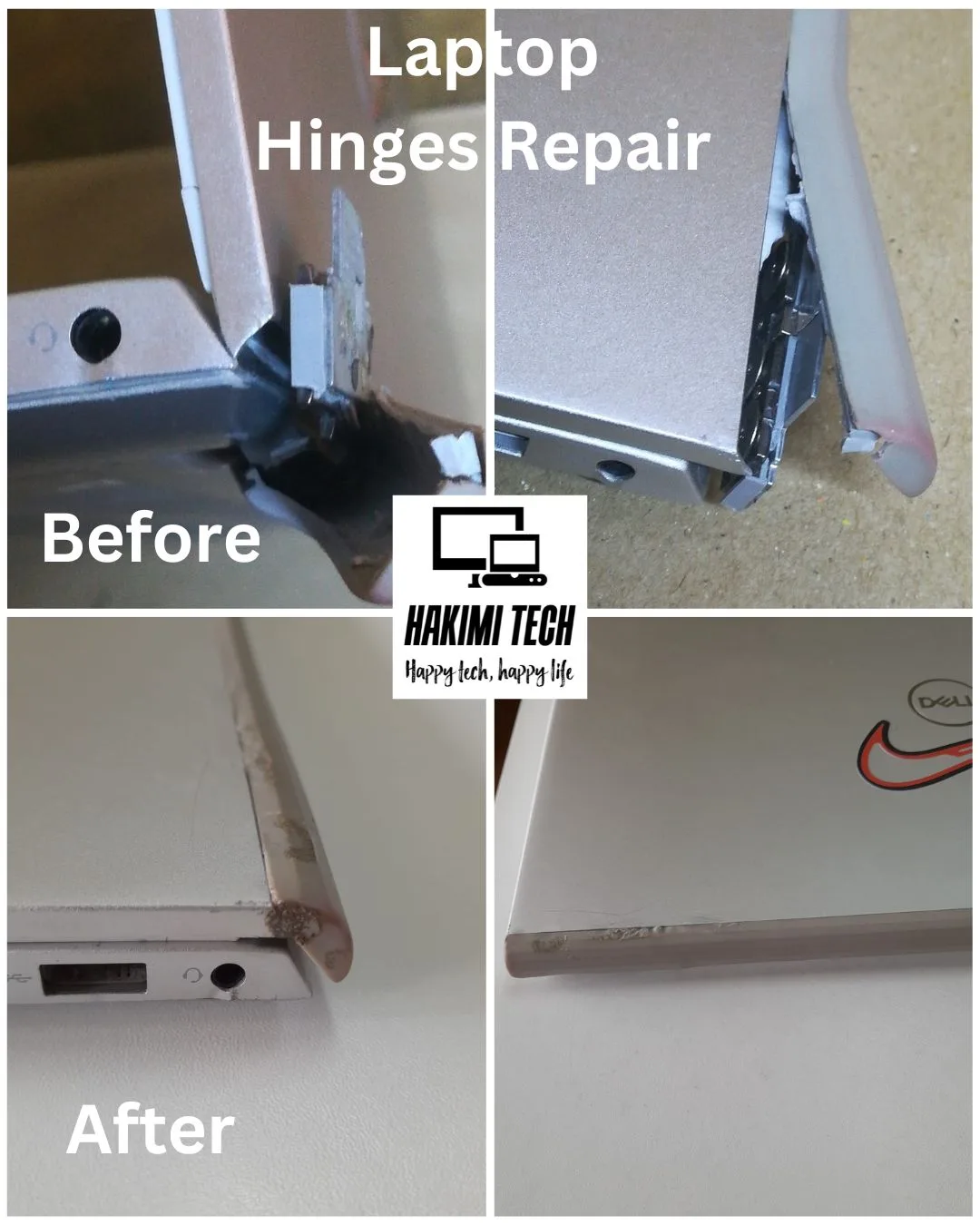 Dell Laptop Hinges Repair Hakimi Tech